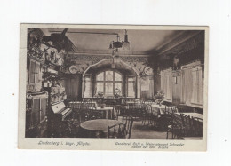 1917 Bayern Photokarte Innenbereich Cafe Schnneider Lindenberg Als Feldpostkarte - Lindenberg I. Allg.