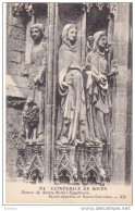 ROUEN CPA  Cathédrale Statues De Ste Marie L'Egyptienne, Ste Apolline Non Circulé - Rouen