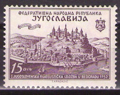 Yugoslavia 1952 - Philatelic Exhibition In Beograd - Mi 707 - MNH**VF - Neufs