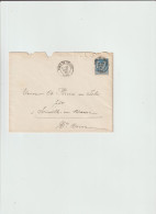 TAMPON De GARE DE TROYES De Octobre 1886 Adressé à JOINVILLE (52) - Andere & Zonder Classificatie