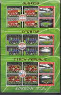 St. Vincent 2008 Football Soccer European Championship 15 Sheetlets MNH - Europees Kampioenschap (UEFA)