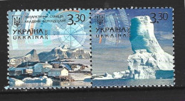 UKRAINE. N°938-9 De 2009. Protection Des Zones Polaires. - Preservar Las Regiones Polares Y Glaciares