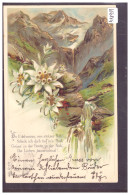 ALPEN LANDSCHAFT UNE EDELWEISS - TB - Altri & Non Classificati