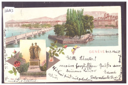 SOUVENIR DE GENEVE - LITHO - TB - Genève