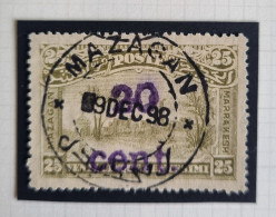 TIMBRE MAROC POSTE LOCALE 1897 N°61 AVEC CACHET MAZAGAN MARRAKECH - Lokale Post