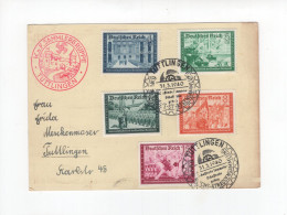 1940 3. Reich Schön Frankierte Sonderkarte Der KdF Sammlergruppe Tuttlingen Mit Rotem SST - Covers & Documents