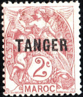 TANGERI, MAROCCO FRANCESE, FRENCH MOROCCO, TIPO BLANC, 1918, NUOVI (MLH*) Scott:FR-MA 73, Yt:MA 81 - Unused Stamps