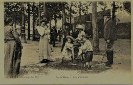 1845 -  PARIS  VECU  -  A  LA  FONTAINE   Dos Séparé - Petits Métiers à Paris