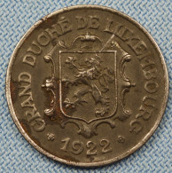 Luxembourg • 25 Centimes 1922 • Charlotte •  Luxemburg / Fer / Iron •  [24-691] - Luxemburgo
