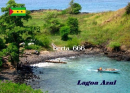 Sao Tome And Principe Islands Lagoa Azul (Blue Lagoon) New Postcard - Sao Tome En Principe