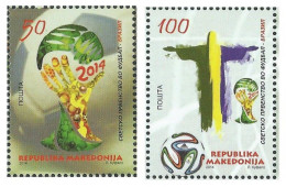 Macedonia 2014 Winter Olympic Games In Sochi Olympics Set Of 2 Stamps MNH - 2014 – Brazil