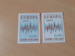 TIMBRES   FINLANDE   ANNEE   1972   N  665  /  666   COTE  10,00  EUROS   NEUFS  LUXE** - Nuovi