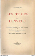 EM10 / Livret LES TOURS De LENVEGE 1955 Saussignac Louis DESVERGNES Tableaux Généalogiques Famille BERAUDIERE - Storia