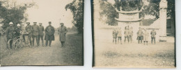 2 Petites Photos Officiers Coloniaux - Guerra, Militari