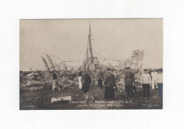 1913 Dt. Reich Photokarte Zeppelin Marineluftschiff LZ II LZ 18 Wrack An Der Absturzstelle Johannistal - Unfälle