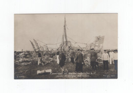 1913 Dt. Reich Photokarte Zeppelin Marineluftschiff LZ II LZ 18 Wrack An Der Absturzstelle Johannistal - Ongevalen