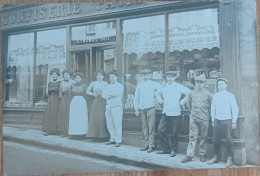 THIERS CONFISERIE PATISSERIE ANTONIN PACAUD MAGASIN DEVANTURE CARTE PHOTO - Thiers