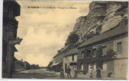 76 St Adrien - Sortie Du Village Vers Rouen (animée) - Paiement Par MANGOPAY Uniquement - Sonstige & Ohne Zuordnung