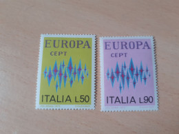 TIMBRES   ITALIE   ANNEE   1972   N  1099  /  1100   COTE  1,00  EUROS   NEUFS  LUXE** - 1971-80:  Nuevos