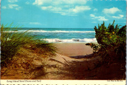 49874 - USA - Long Island , New York , Sand Dunes And Surf - Gelaufen 1974 - Long Island