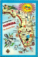 49865 - USA - Florida , Landkarte - Gelaufen 1980 - Sonstige & Ohne Zuordnung
