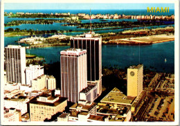 49862 - USA - Miami , Florida , Skyline , Biscayne Bay - Gelaufen 1983 - Miami