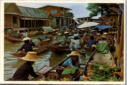 49839 - Thailand - Rajburi , Damnernsaduak Floating Market - Gelaufen  - Thailand