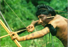 49803 - Venezuela - Indio Guaica , Yanomami , Cazando , Alto Orinoco - Gelaufen 1982 - Amerika