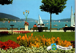 49756 - Kärnten - Velden , Am Korso , Blick Richtung Pörtschach - Gelaufen 1991 - Velden