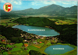 49724 - Kärnten - Klopeinersee , Kleinsee , Panorama - Gelaufen  - Klopeinersee-Orte