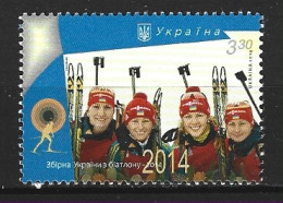 UKRAINE. N°1153 De 2014. Biathlon. - Hiver