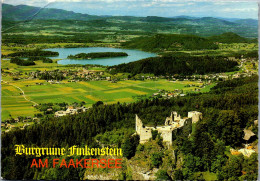 49519 - Kärnten - Latschach , Am Faaker See , Burgruine Finkenstein , Fam. Satran , Schenke - Gelaufen  - Faakersee-Orte