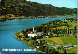 49482 - Kärnten - Ossiach , Stiftskirche , Stift Ossiach - Gelaufen 1983 - Ossiachersee-Orte