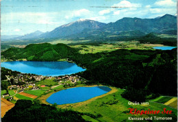49449 - Kärnten - Klopeinersee , Kleinsee Und Turnersee , Panorama - Gelaufen 1974 - Klopeinersee-Orte