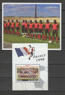 Angola 1997 Football Soccer World Cup 2 S/s MNH - 1998 – Frankreich