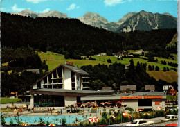 50287 - Steiermark - Schladming , Freibad , Hallenschwimmbad , Sporthotel Hotel Royer - Gelaufen 1981 - Schladming