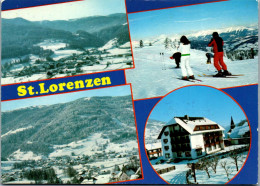 50250 - Steiermark - St. Lorenzen Ob Murau , Ski Kreischberg , Winter , Mehrbildkarte - Gelaufen 1980 - Autres & Non Classés