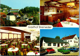 50253 - Steiermark - St. Lorenzen Am Wechsel , Gasthaus Friedricjh Breineder , Auto , Mehrbildkarte - Gelaufen 1980 - Fürstenfeld