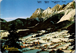 50234 - Steiermark - Ramsau , Torstein , Mitterspitz , Dirndl , Panorama - Gelaufen 1981 - Ramsau Am Dachstein