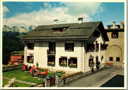 50211 - Schweiz - Pontresina , Engadinerhaus - Gelaufen 1962 - Pontresina