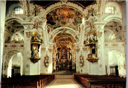 50209 - Schweiz - Einsiedeln , Inneres Der Klosterkirche - Gelaufen 1971 - Kerken En Kloosters