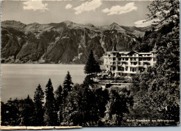 50184 - Schweiz - Brienz , Hotel Giessbach Am Brienzersee , Zensur , Mehrfachfrankierung - Gelaufen 1950 - Brienz