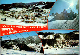 50144 - Steiermark - Spital Am Semmering , Stuhleck , Winter , Mehrbildkarte - Gelaufen 1983 - Steinhaus Am Semmering