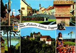 50095 - Steiermark - Leibnitz , Schloß Seggau , Hauptplatz , Mehrbildkarte - Nicht Gelaufen  - Leibnitz