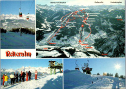 50044 - Steiermark - Pichl Mandling , Reiteralm , Skipiste , Mehrbildkarte - Gelaufen  - Schladming