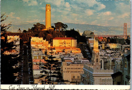 49988 - USA - San Francisco , Telegraph Hill , Coit Tower - Gelaufen 1972 - San Francisco