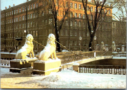 50889 - Russland - Leningrad , Lion's Bridge - Gelaufen  - Russie