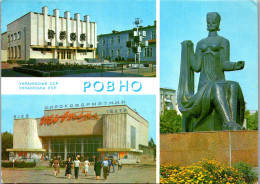 50896 - Ukraine - Rivne , Kino , Theater , Mehrbildkarte - Gelaufen 1984 - Ukraine