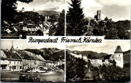 50858 - Kärnten - Friesach , Hauptplatz , Ruine Petersberg , Mehrbildkarte - Gelaufen 1963 - Friesach