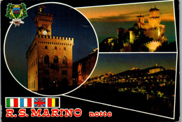 50862 - San Marino - R. S. , Notte , Mehrbildkarte - Gelaufen 1980 - San Marino